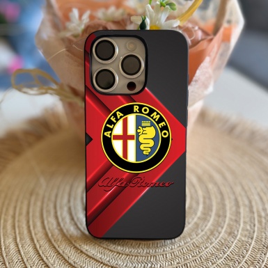 Alfa Romeo Branded iPhone Case Soft Silicone Style Design