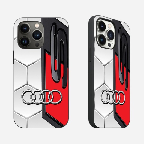 Audi Stylish iPhone case with emblem 