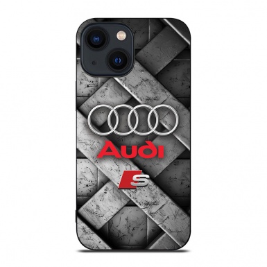 Audi iPhone case with 3D design and emblem