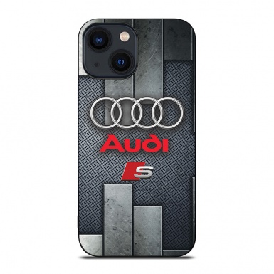 Audi durable iPhone case with metal design