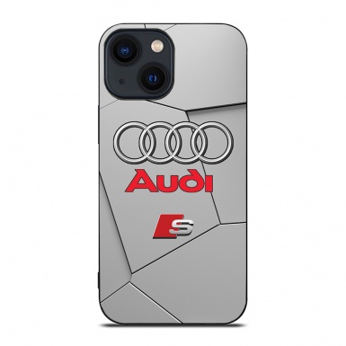 Audi gray iPhone case stylish design 3D