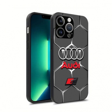 Audi honeycomb style iPhone case with logo