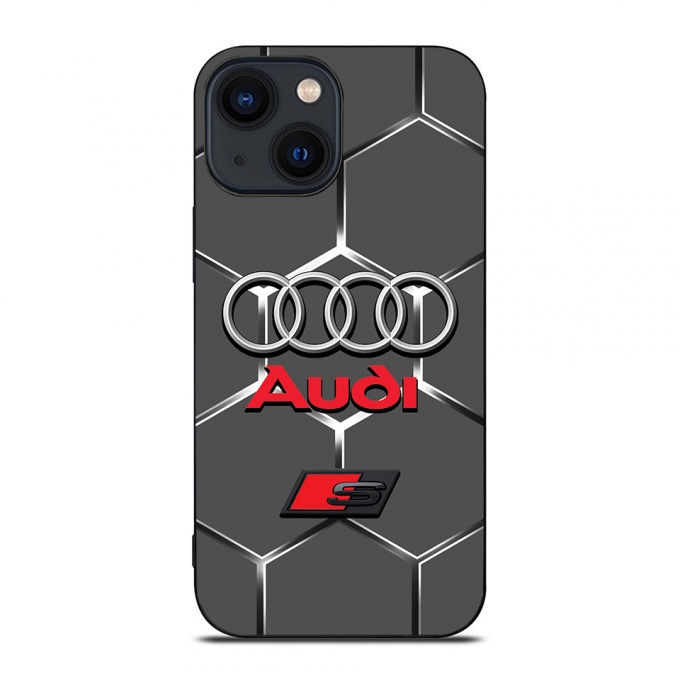 Audi honeycomb style iPhone case with logo