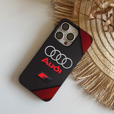 Audi stylish silicone case for iPhone