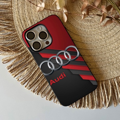 Audi full coverage iPhone case with comfortable grip