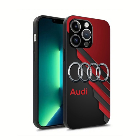 Audi full coverage iPhone case with comfortable grip