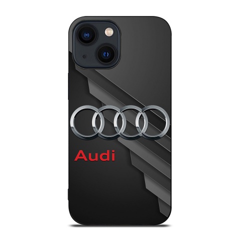 Audi 3D style iPhone case with logo