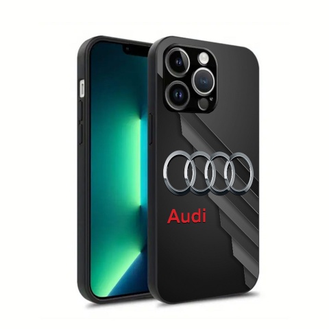 Audi 3D style iPhone case with logo