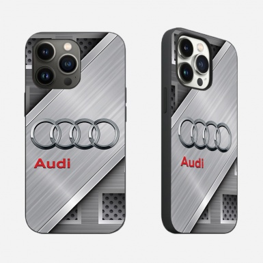 Audi 3D Audi stainless steel case for iPhone