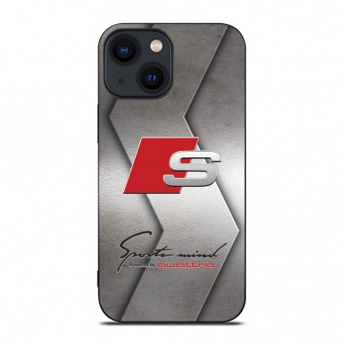 Audi stainless steel color iPhone case