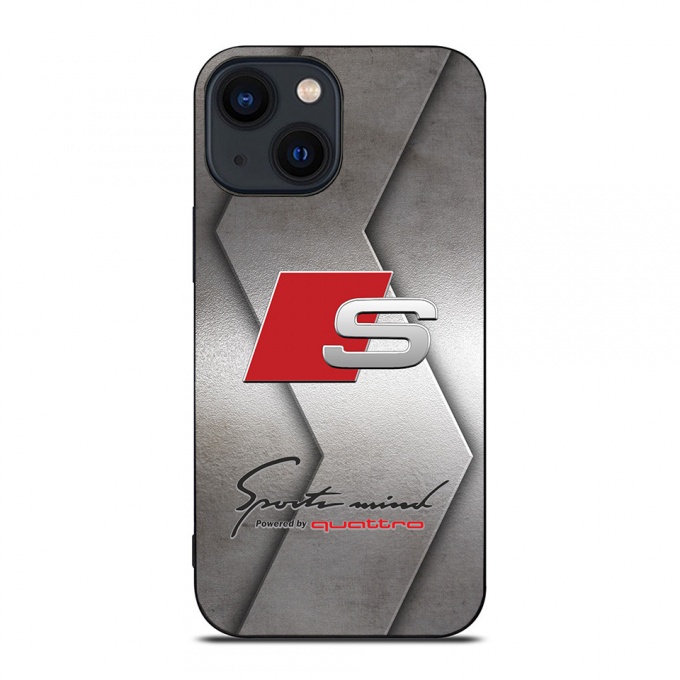 Audi stainless steel color iPhone case