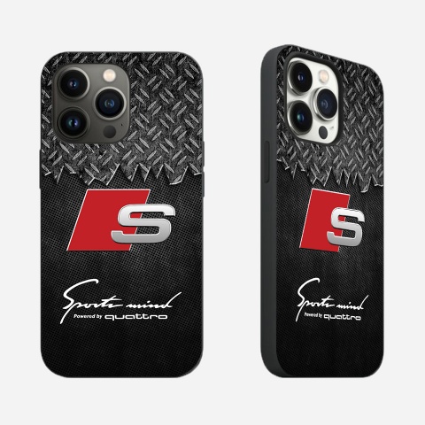 Audi iPhone case black quattro 2