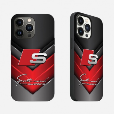 Audi 3D design iPhone case with logo