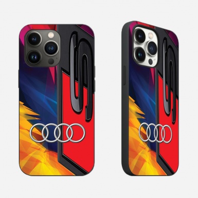 Audi multicolor iphone case  S 03