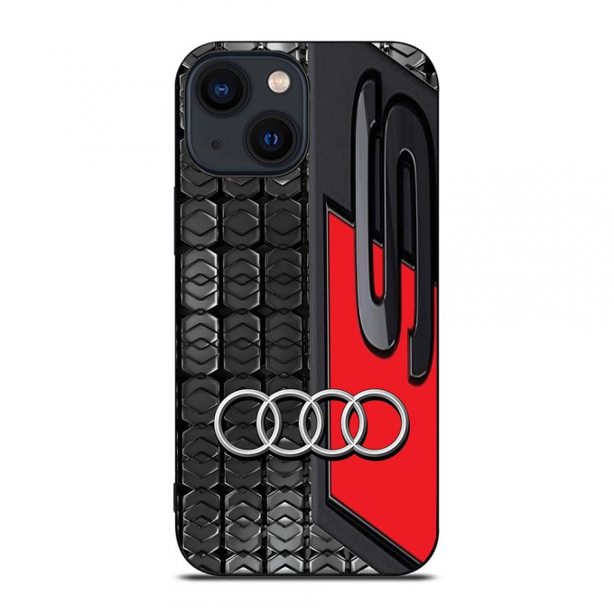 Audi black figured case for iPhone S 04