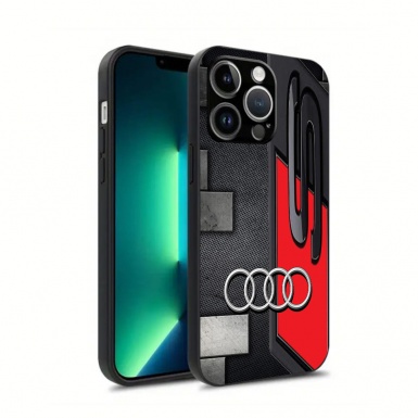 Audi black and red iPhone case S 07