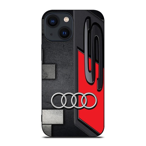 Audi black and red iPhone case S 07