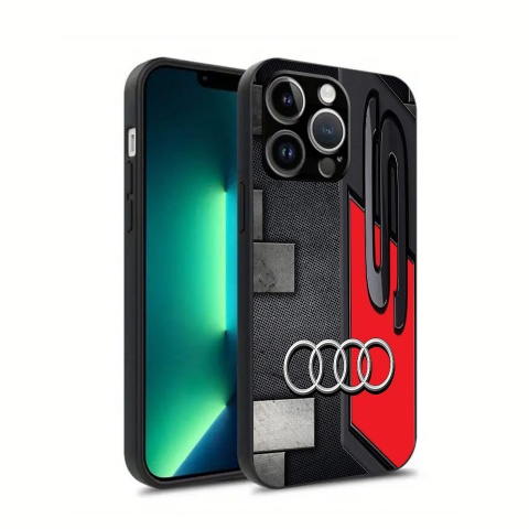 Audi black and red iPhone case S 07