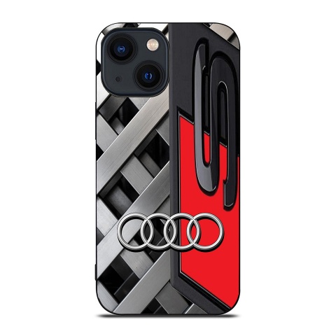 Audi silicone case gray mesh S 08