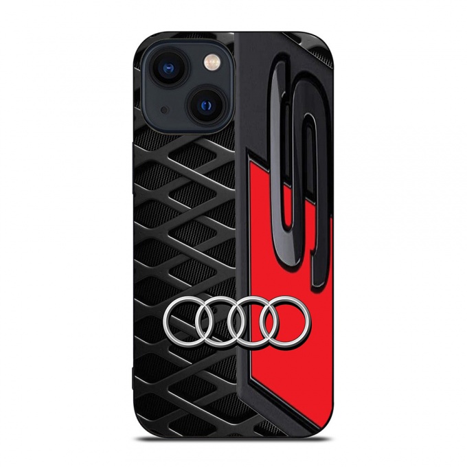 Audi iPhone case black and red S 09