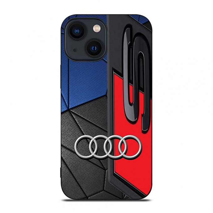 Audi iPhone case black blue red S 10