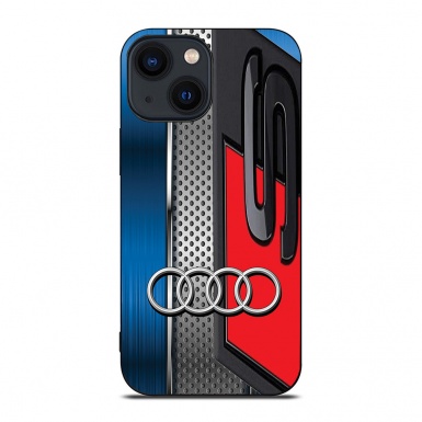 Audi iPhone case black gray blue red S 12