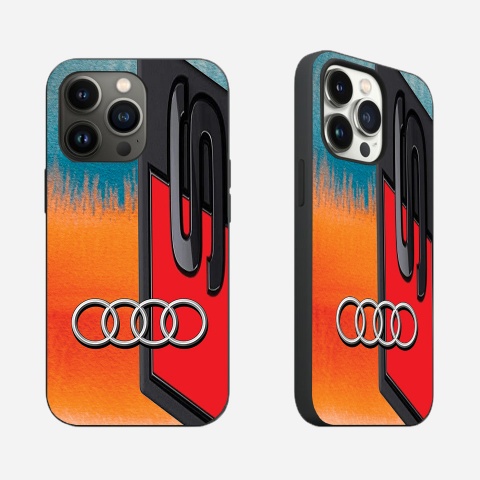 Audi case for iphone style multicolored S line