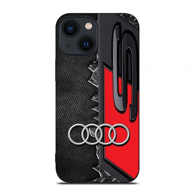 Audi iPhone case background black with elements 