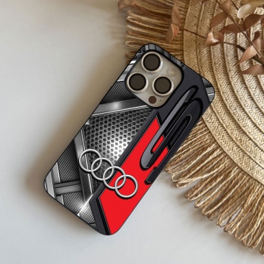 Audi case iPhone with 3D design with S line brand