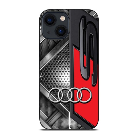 Audi case iPhone with 3D design with S line brand