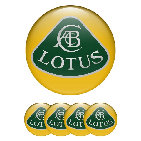 Lotus Wheel Badges for Wheel Center Caps Classic Logo Edition