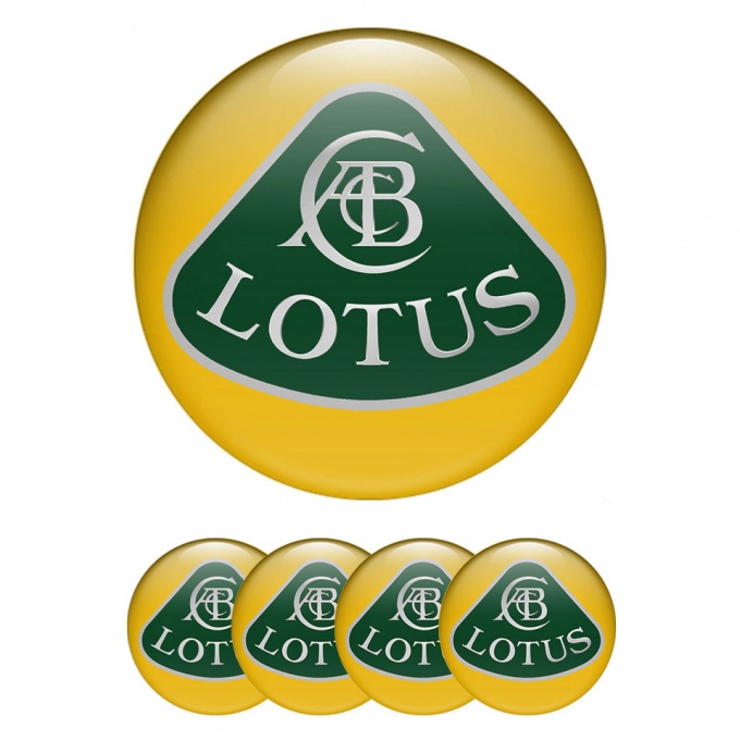 Lotus Wheel Badges for Wheel Center Caps Classic Logo Edition