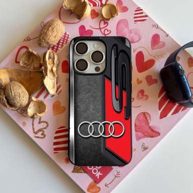 Audi S line slim silicone case for iPhone