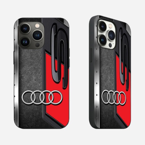 Audi S line slim silicone case for iPhone