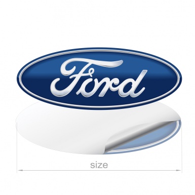 Ford Emblem Silicone Sticker for M-r Burgess