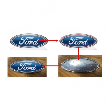 Ford Emblem Silicone Sticker for M-r Burgess