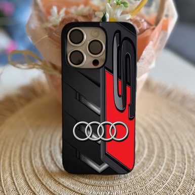 Audi Practical iPhone case with 3D design and logo