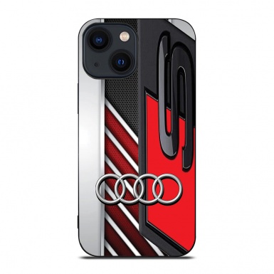 Audi Shockproof phone case for iPhone, broken design