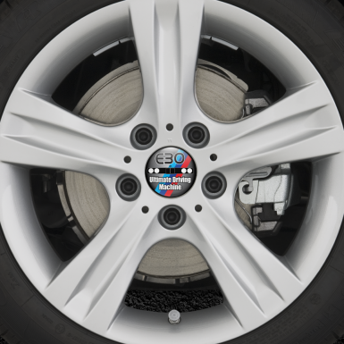 BMW E30 Emblems Wheel Cap Ultimate Machine Black Gradient