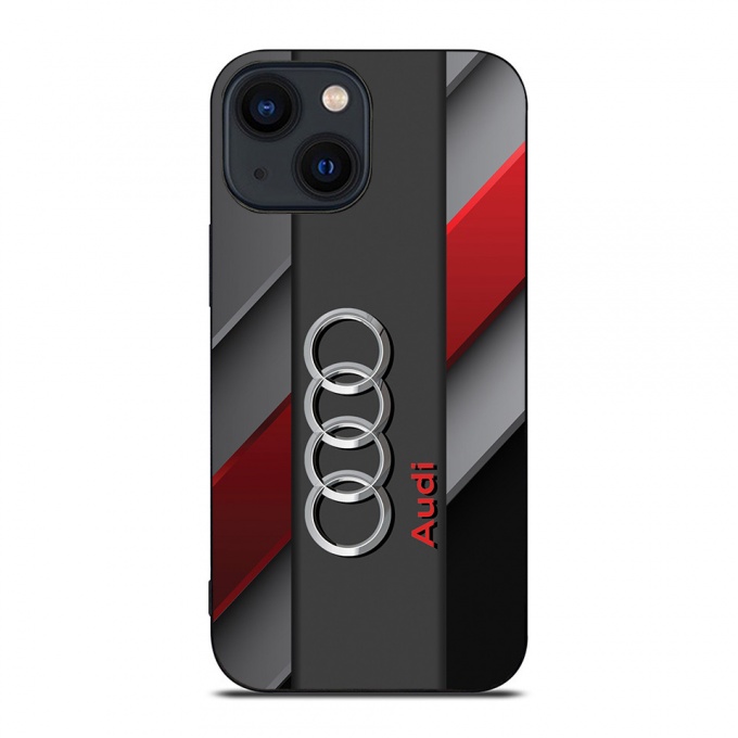 Audi iPhone case in red black gray design 005