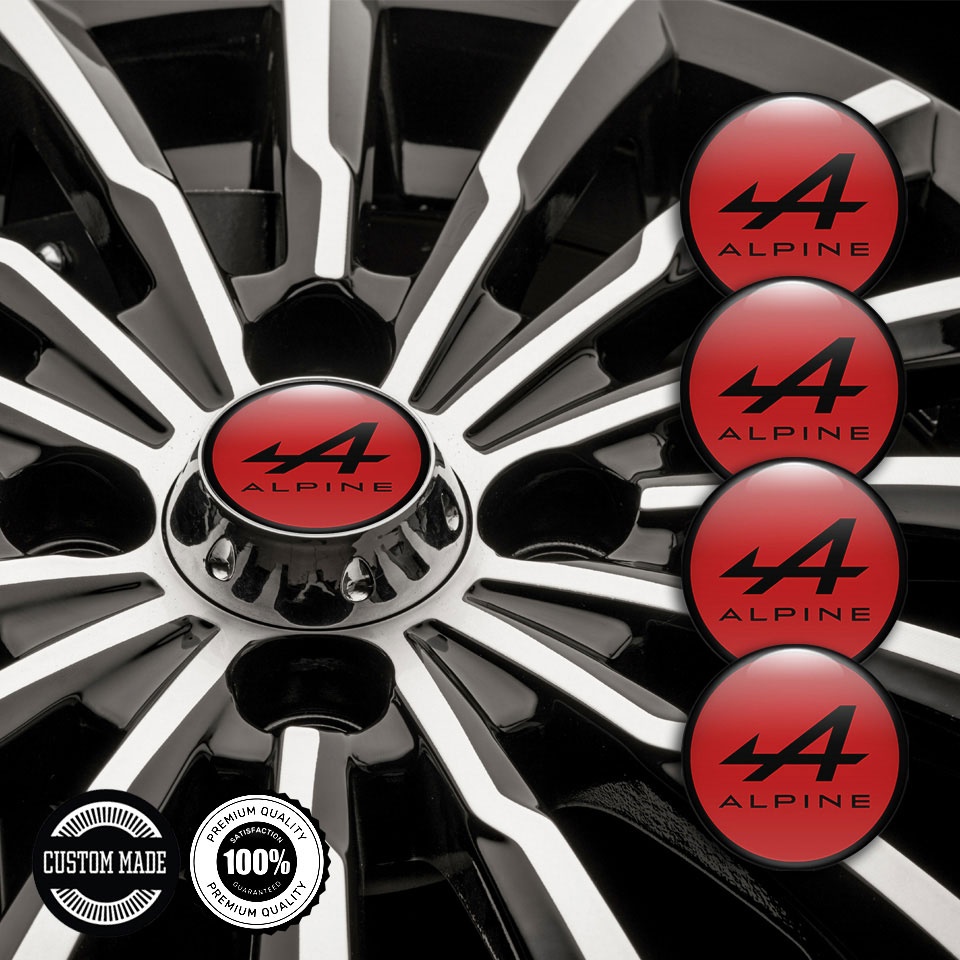 Renault Alpine Wheel Emblems New Logo Badge | Wheel Emblems | Stickers ...