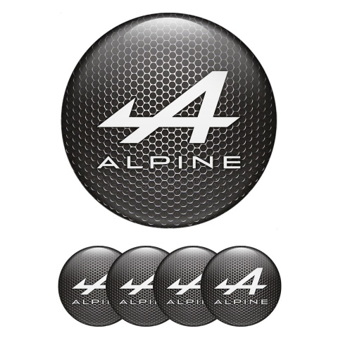 BMW Alpina New Logo Silicone Sticker Center Hub