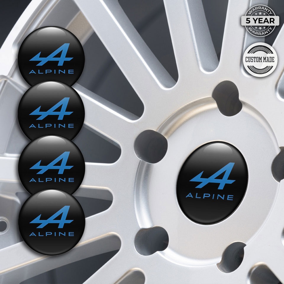 Renault Alpine Badge Emblems for Wheel Center Caps | Wheel Emblems ...