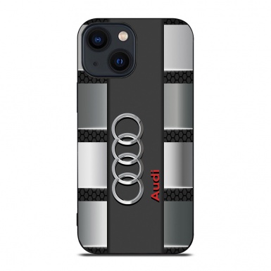 Audi durable iPhone phone case with gray elements 021