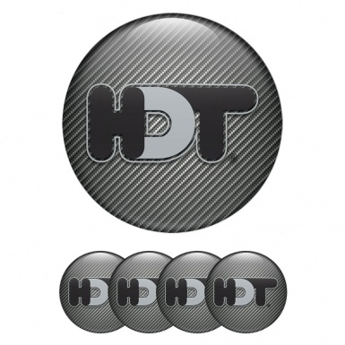 HDT Emblems for Wheel Center Carbon Logo Edition