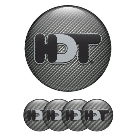 HDT Emblems for Wheel Center Carbon Logo Edition