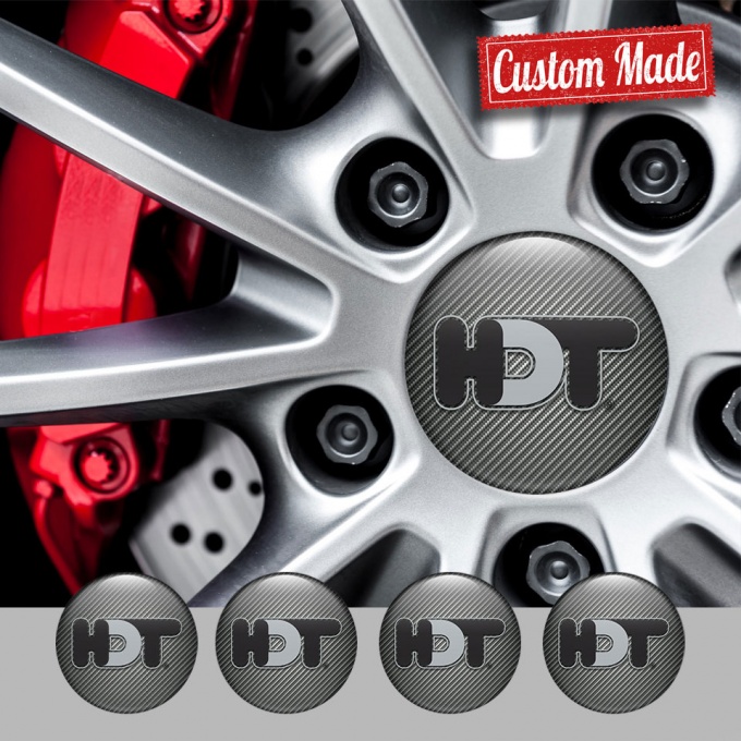 HDT Emblems for Wheel Center Carbon Logo Edition | Wheel Emblems ...