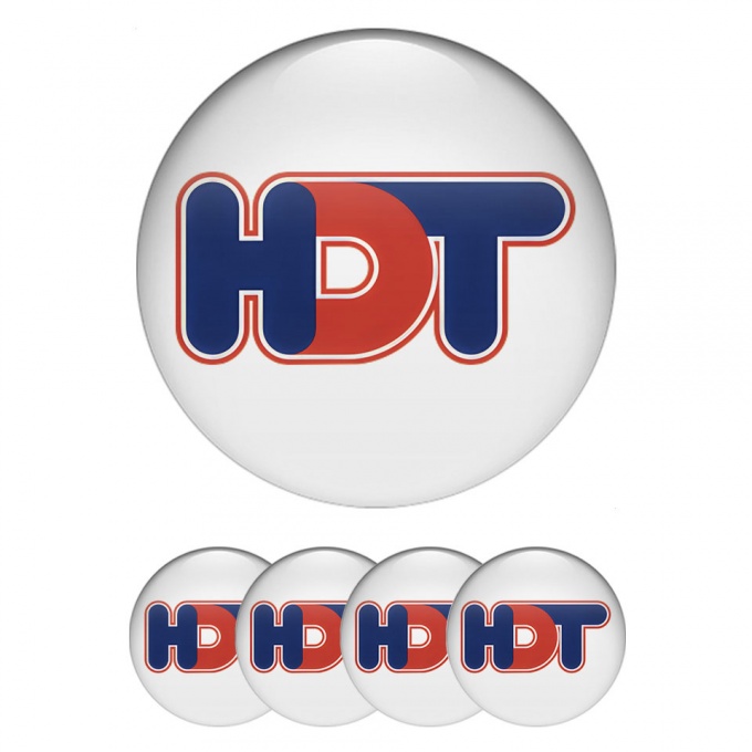 HDT Silicone Sticker Wheel Cap Color Logo Design