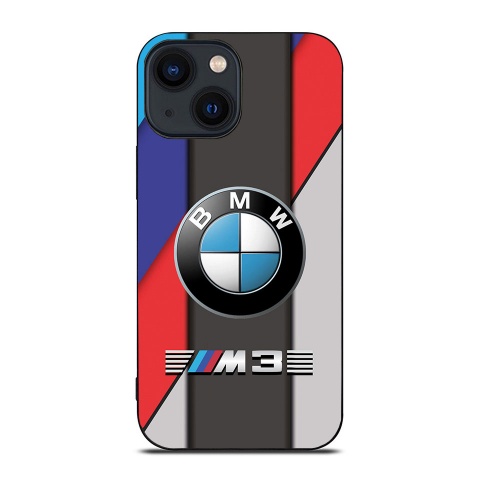 BMW M3 slim silicone case for iPhone colorful with logo 009