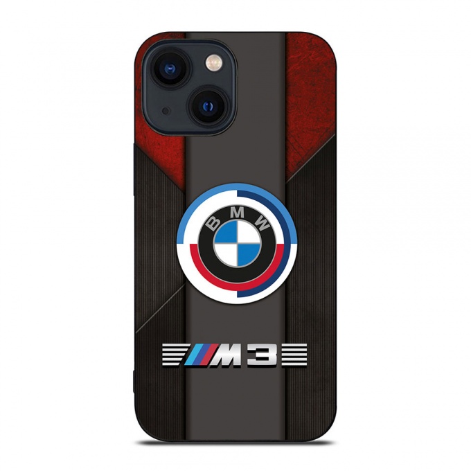 BMW m3 phone case design black with red with new logo 013